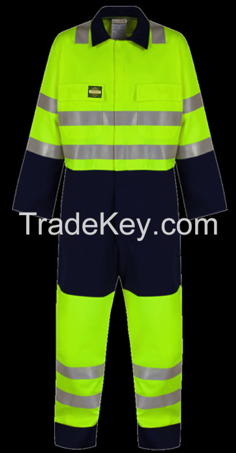 Hi-vis Coveralls (cotton)