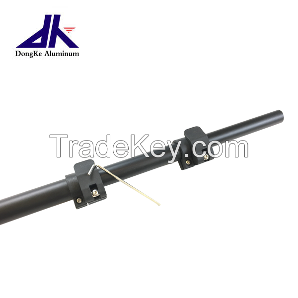 heavy duty aluminum telescopic pole with flip lock