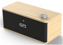 Bluetooth Wood Digital Speaker With Alarm Clock Function