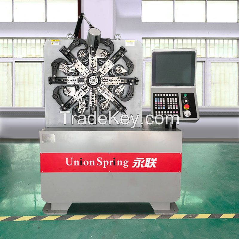 Brake tension spring forming machine