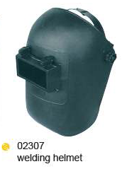 Easy to use safety helmet type welding helmet face shield