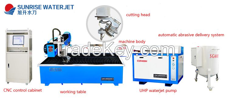 5 axis  waterjet cutting machine 