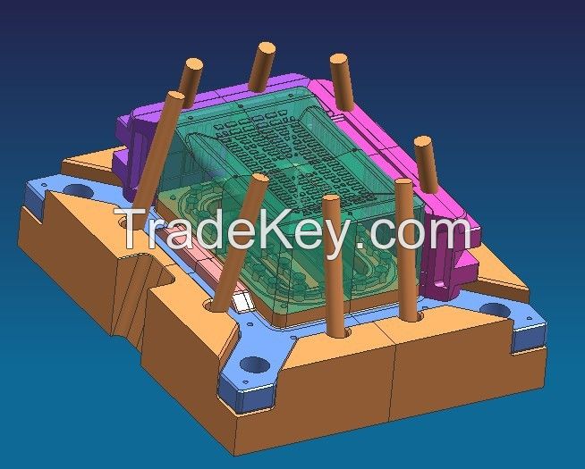 Customized plastic  crate Mould bucket Mould basket Mould