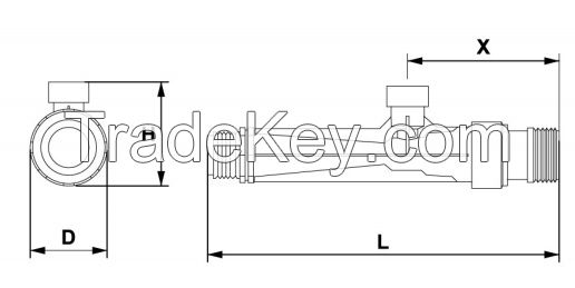 Irrigation Venturi Injector /fertilizer and water mixer injector