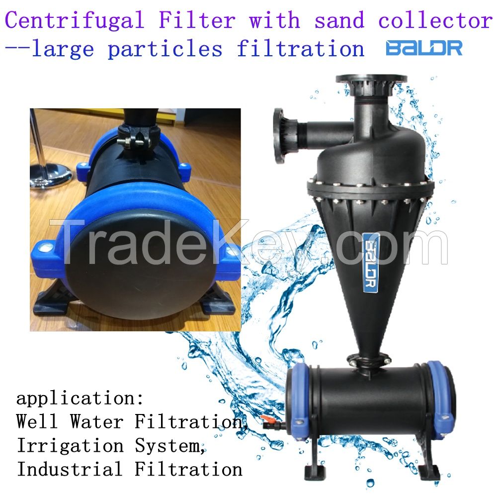 drip irrigation system centrifugal filter sand filter