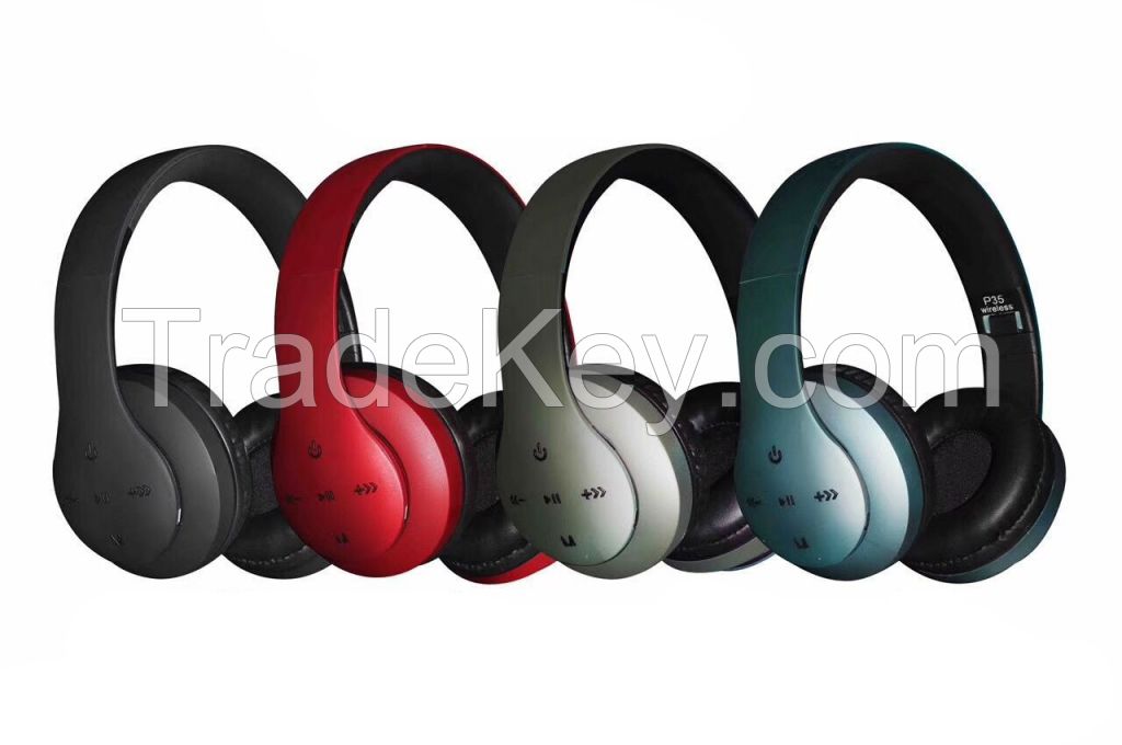 new stereo bluetooth headphone headset earphone