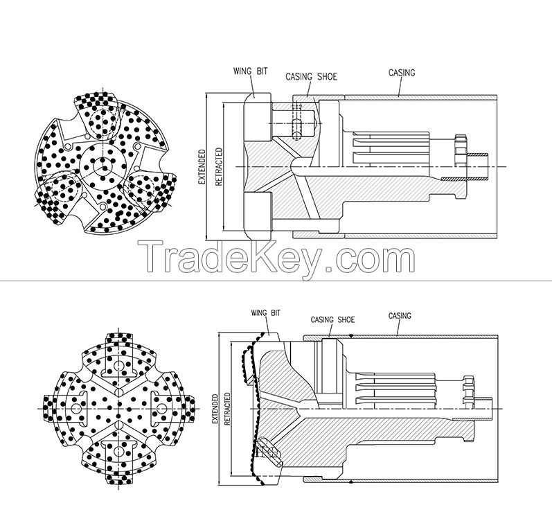 [Made In Korea] DTH Overburden Drill Bit