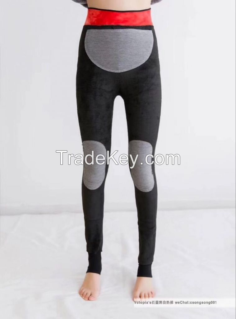 womens' thick warm high wasit plus size stirrup slimming napping outwear tights leggings pants