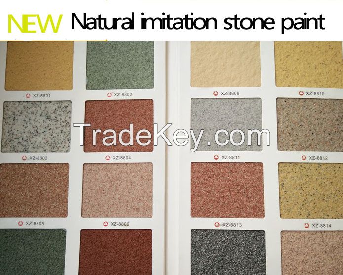 Textured artistic coating  natural colorful Building coating imitation stone wall paint