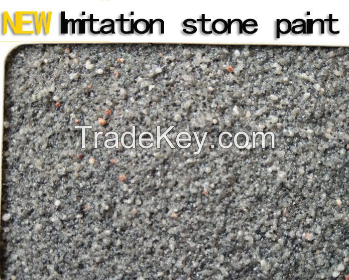 natural colorful Building coating imitation stone wall paint Wall spraying decration material