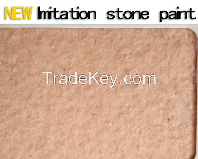 natural colorful Building coating imitation stone paint spraying decration material