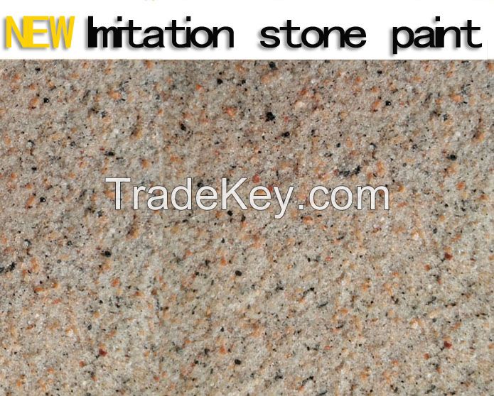 natural colorful Building coating imitation stone paint spraying decration material