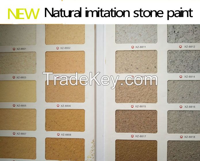 Advanced coating natural colorful Building coating imitation stone decration material interior exterior wall paint