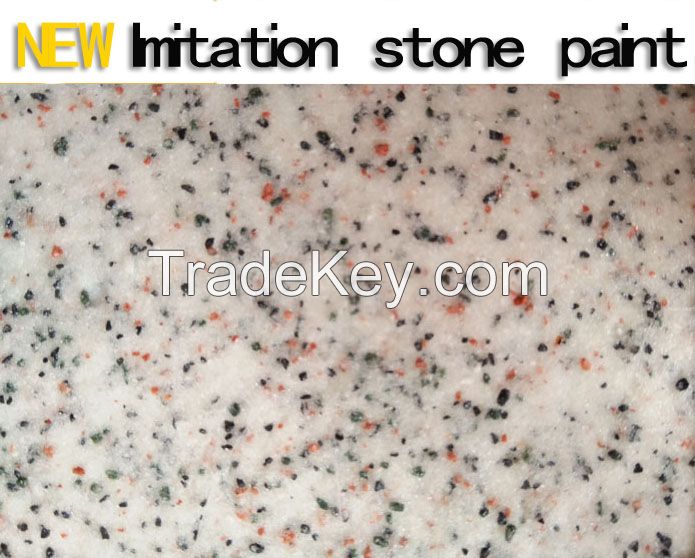 natural colorful Building coating imitation stone paint spraying decration material