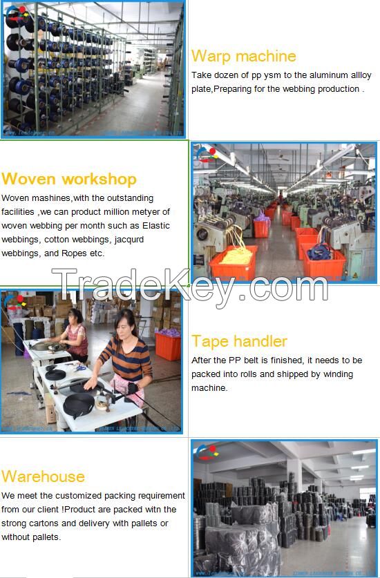 Factory Direct Sell Polyester Elastic Band for Bags and Garments