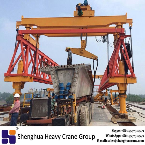 Professional 260ton double truss T type beam launcher for highway bridge erection