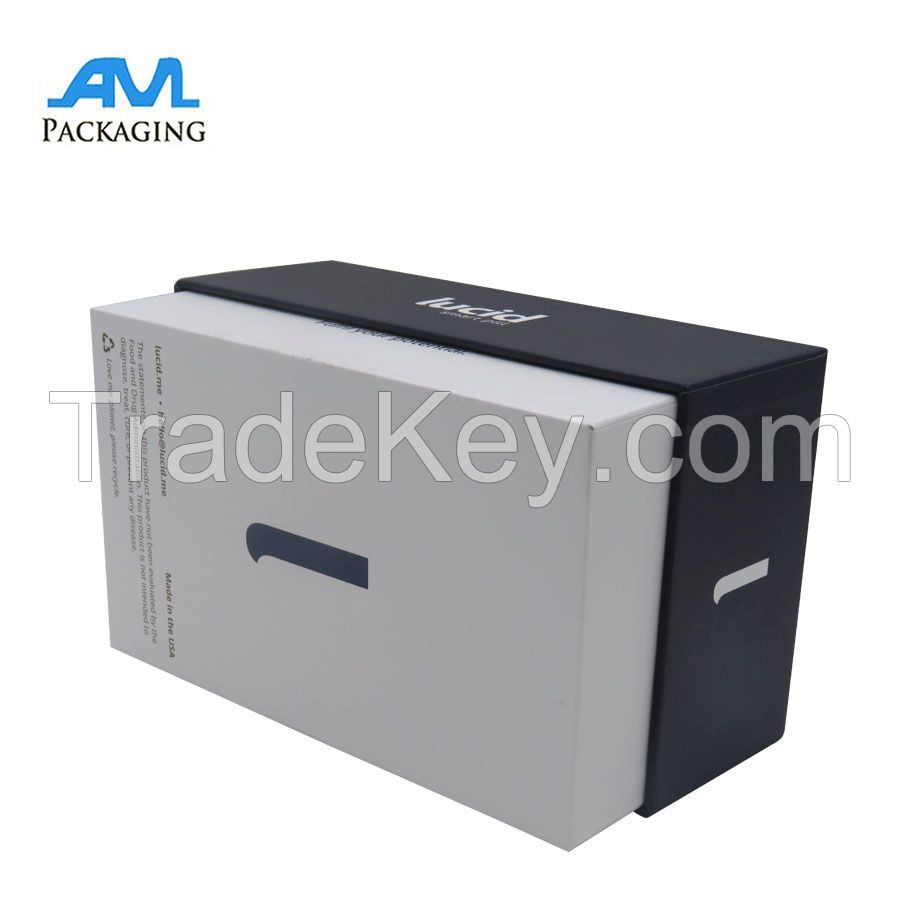 paper cardboard box in lid-off style luxury box for medical packing