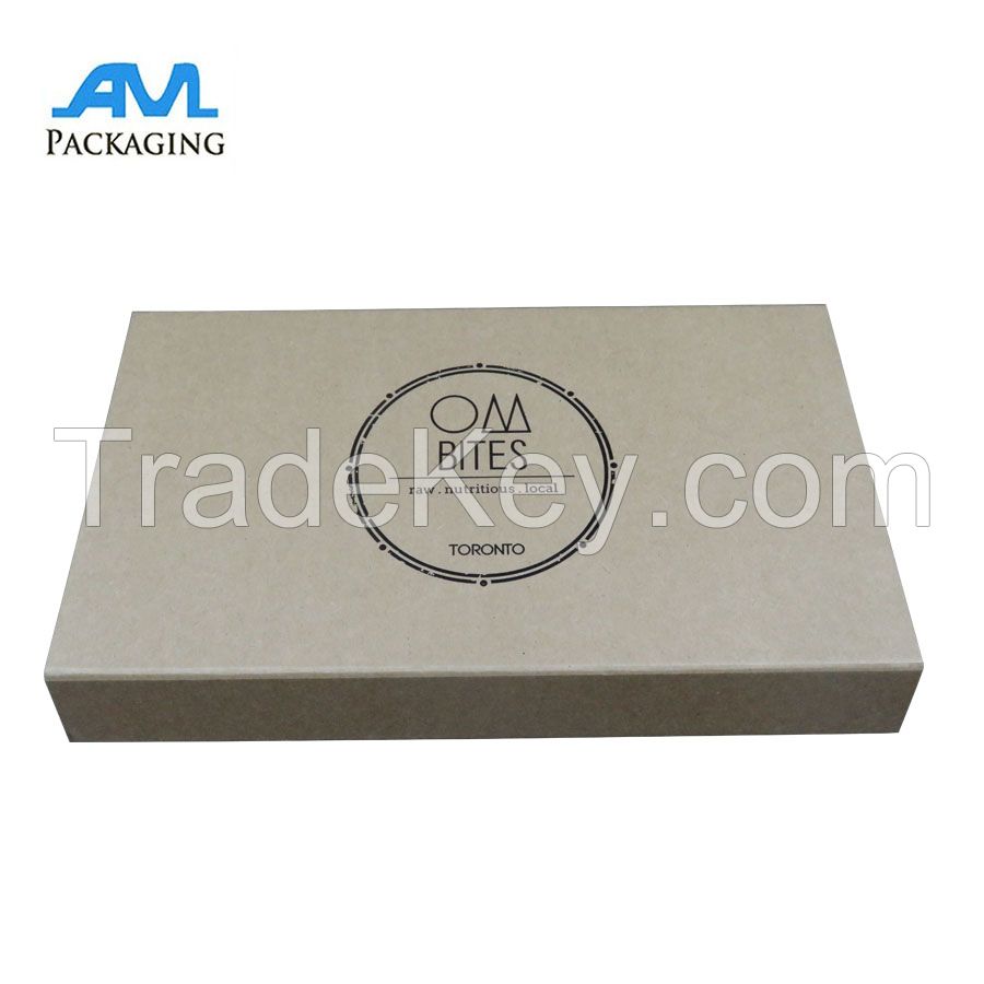 2018 new style hinged cardboard boxes chocolate packing box with paper dividers