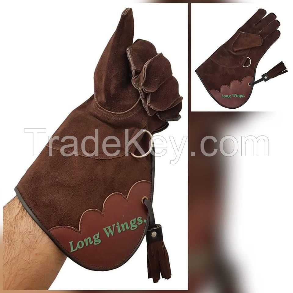 Falconry Leather Gloves