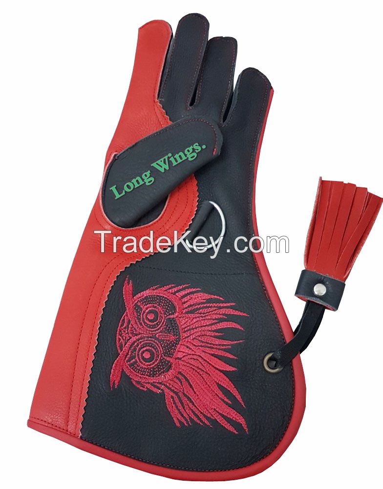 Falconry Leather Gloves