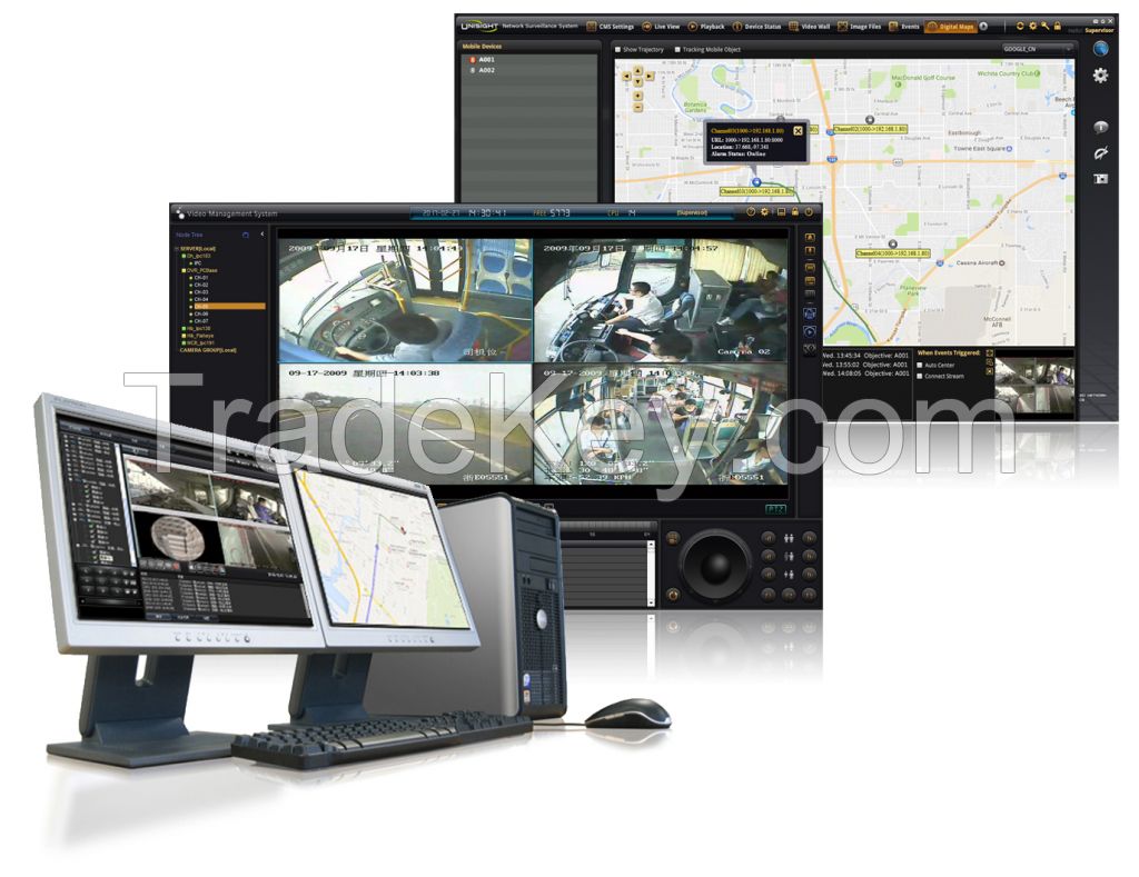 Video Surveillance Management Software Supports IPC DVR NVR CCTV Mobile Provides OEM