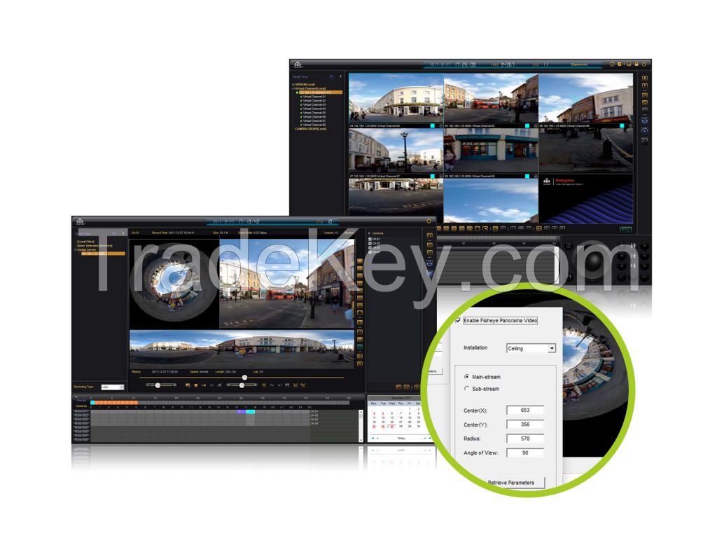 Video Surveillance Management Software Supports IPC DVR NVR CCTV Mobile Provides OEM