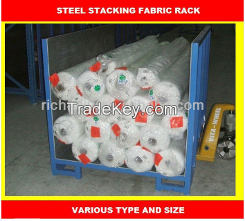 RFY Storage Stackable Fabric Roll Racks, Fabric Display Rack