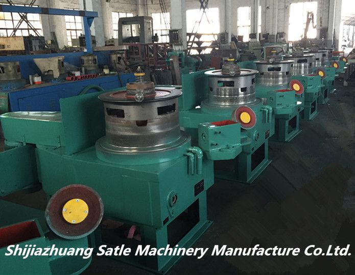 Pulley wire drawing machine