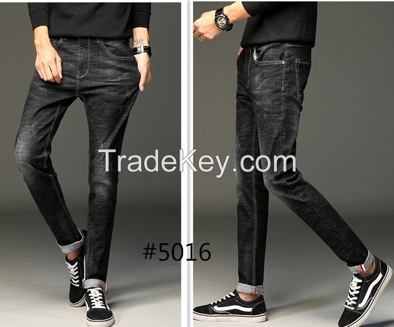 China Factory OEM Hot Selling Customize Durable new style boys pants jeans men Straight Black Stretch Skinny men's jeans pants