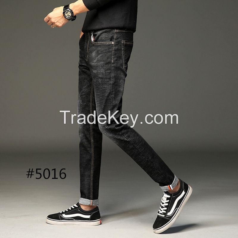China Factory OEM Hot Selling Customize Durable new style boys pants jeans men Straight Black Stretch Skinny men's jeans pants
