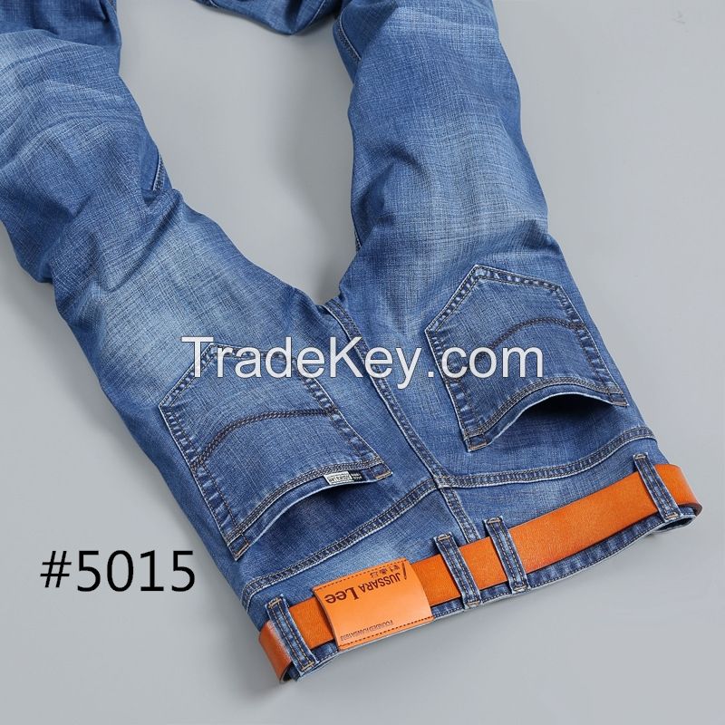 man denim jean manufacturer in China casual relaxed straight cotton skinny jeans men new fashion jeans pants