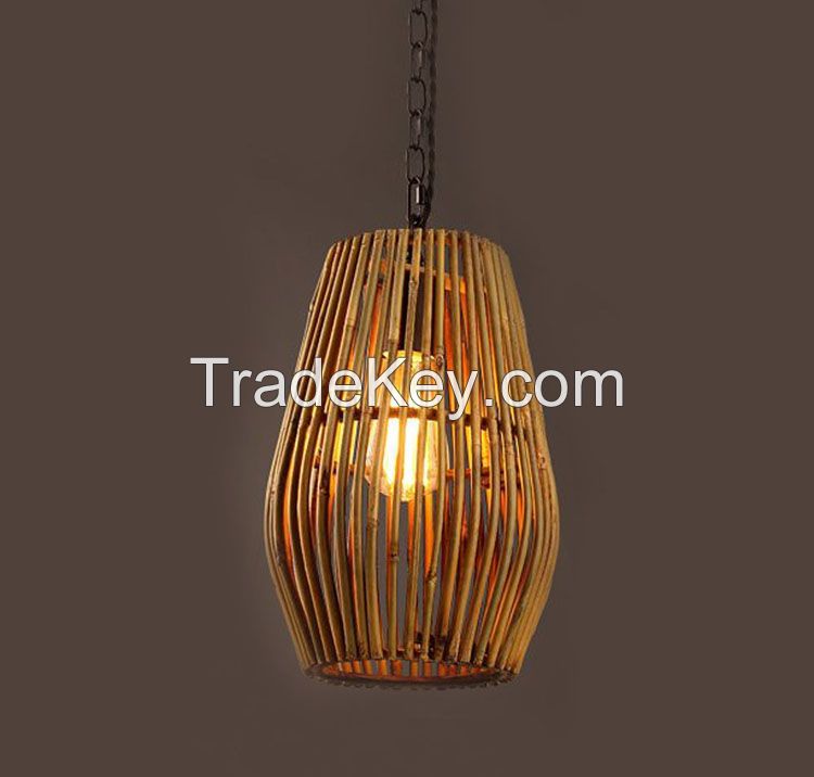 new design modern bamboo lighting suspension chandelier pendant lamp