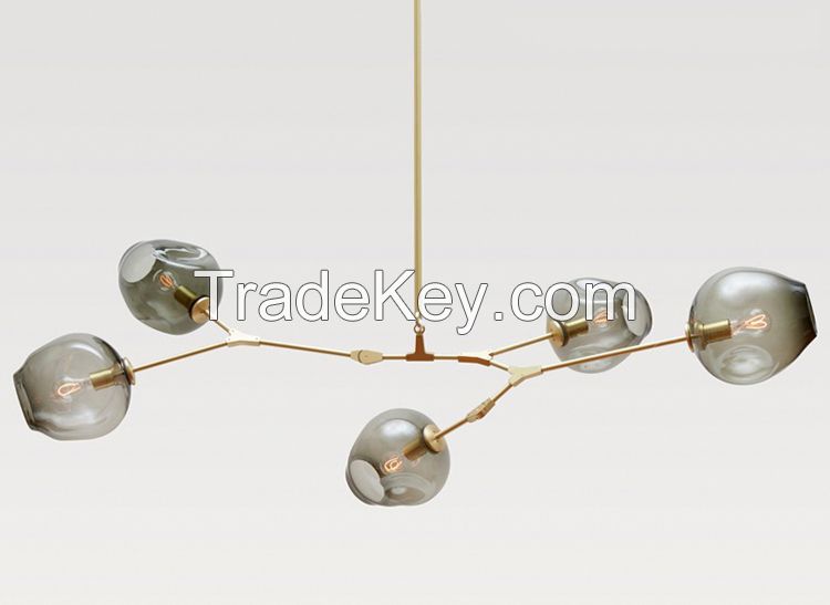 simple design pendant lamp modern ball led pendant chandelier hanging light