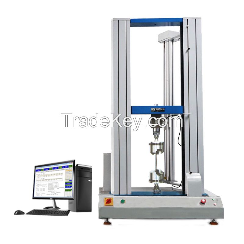 Electronic Universal Tensile Strength Testing Machine for Plastic / Rubber / Fabric