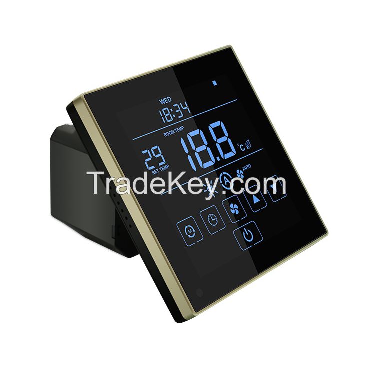 Communicating Touch Screen programming FCU Thermostat with Modbus