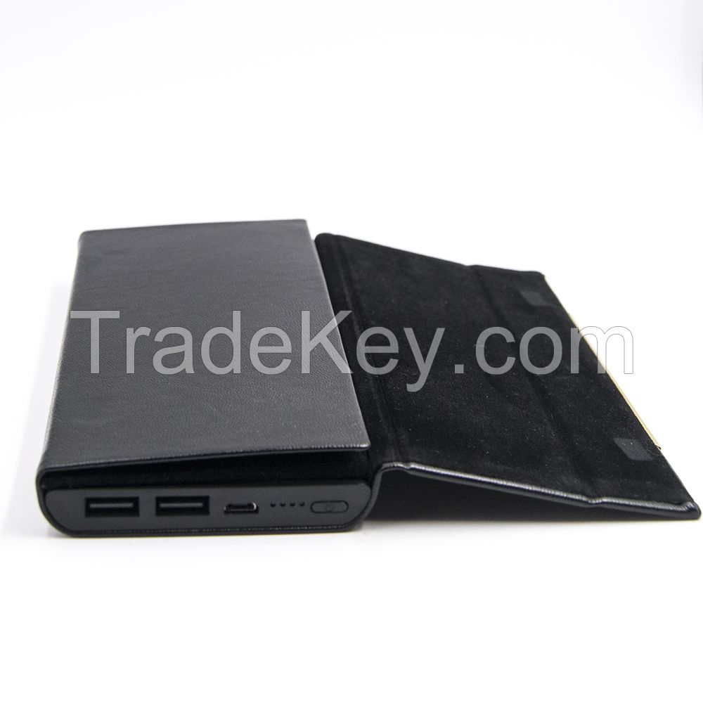 mobile power bank 20000mah with two USB outputs and wireless output power bank