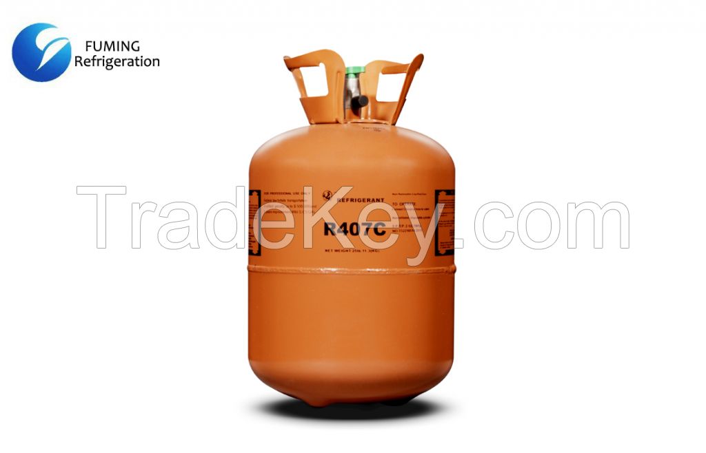 3340 Mixed R407C Refrigerant Gas Replace R22 11.3Kg For Cooling System