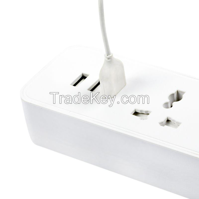 3 way universal outlet international power strip with usb charger