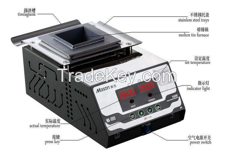 300w MS-5555 solder pot solder bath