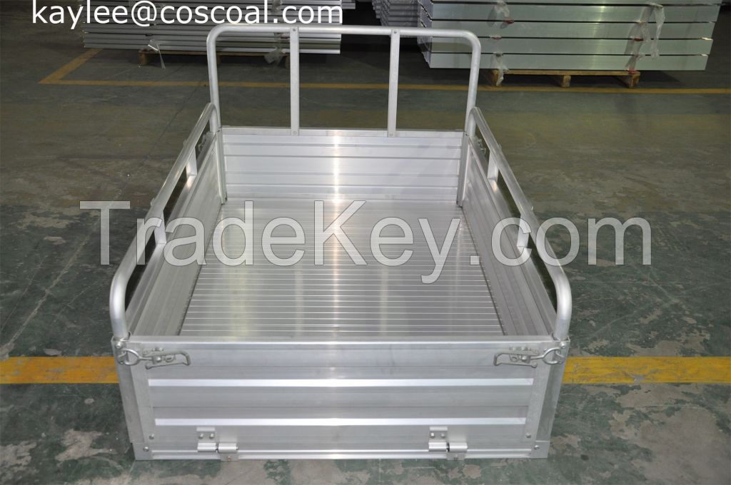 aluminum tricycle truck bed rear deck cargo box