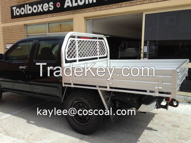 tough aluminum truck cargo box loading body tipper body dropside body