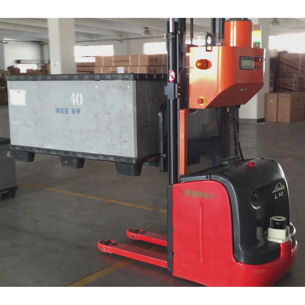 China supplier Egemin Electric Autonomous Stacker Forklift AGV