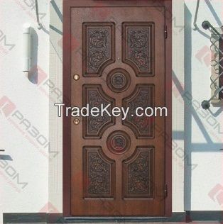 Metal Entrance Doors with MDF panel TM Blockpost: serie Optima