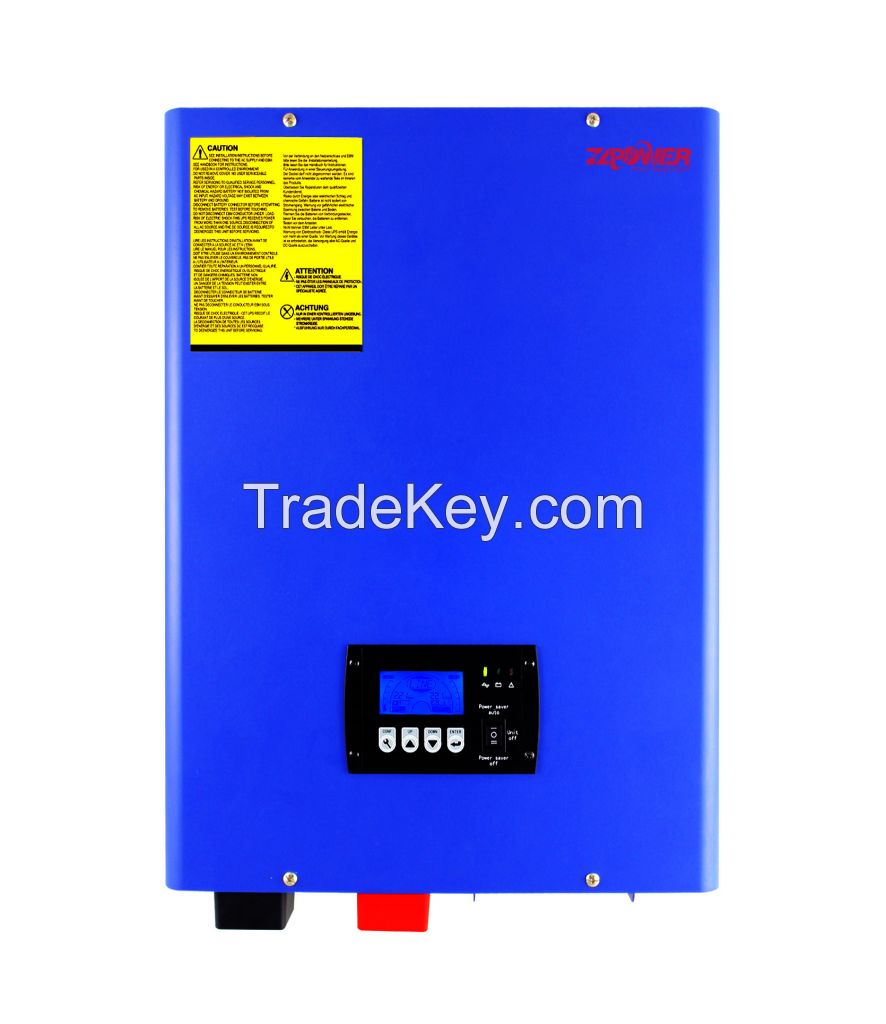 1KW 2KW 3KW 4KW 5KW 6KW 8KW 10KW 12KW hybrid off grid solar power inverter with MPPT solarcontroller