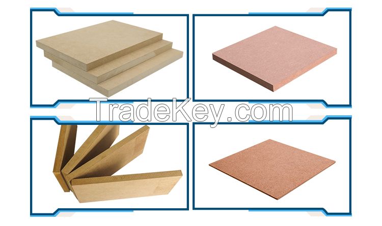 China Factory Raw MDF/Plain MDF /Melamine MDF Board