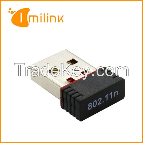 Mini Nano USB WiFi Adapter 150m USB Wireless Network LAN Card