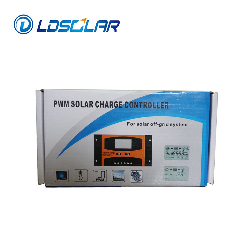 10A 12V/24V PWM solar charge controller with LCD