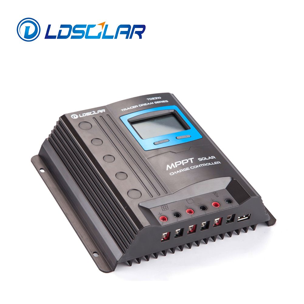LDSOLAR 12V24V MPPT Solar Charge Controller 30A with large LCD Screen