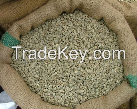 Green Coffee Beans Arabica and Robusta