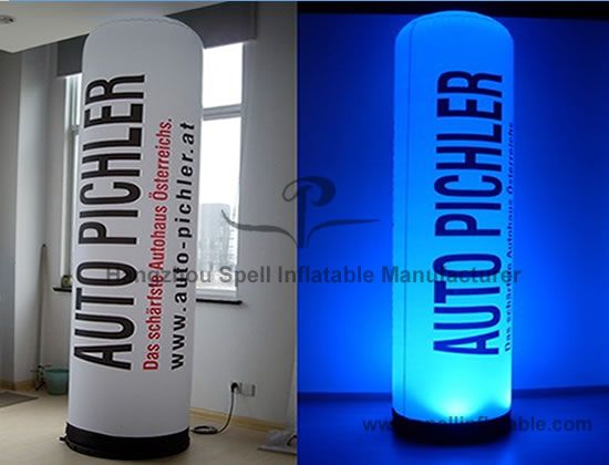 Inflatable Pillar, Inflatable Column, adveritsing column, led inflatable column, inflatable column, advertising pillar